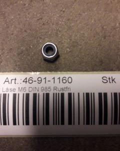 Self-locking counter nut M6 SST DIN985